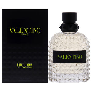 Uomo Born In Roma Yellow Dream by Valentino for Men 3.4 oz EDT Spray